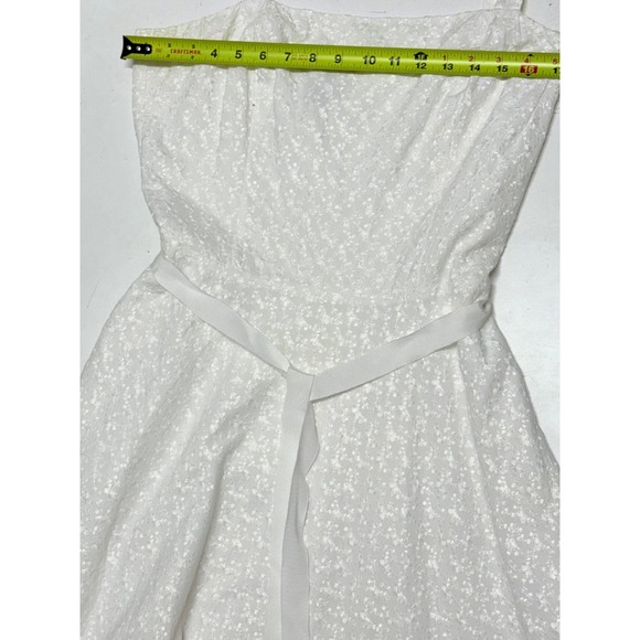 Lauren Ralph Lauren Women's White Floral Dress Party Sundress Summer Size 12 - Picture 4 of 7